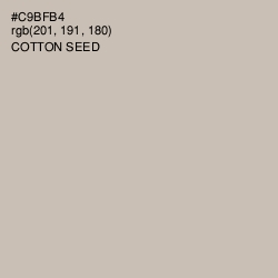 #C9BFB4 - Cotton Seed Color Image
